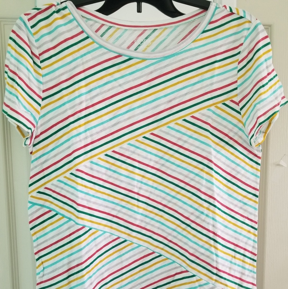 🌟3/$10 Loft Short Sleeve Tee in Vibrant Stripe🌟